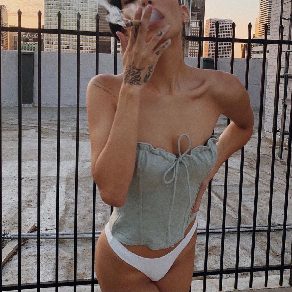 Hand Made Corset Tube Top